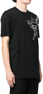 PHILIPP PLEIN SS23 Camiseta Negra Cuello Redondo con Estampado de Corazón. PACC-MTK6282-PJY002N-02 Purchase PHILIPP PLEIN SS23 Camiseta Negra Cuello Redondo con Estampado de Corazón. PACC-MTK6282-PJY002N-02