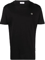 PHILIPP PLEIN SS23 Black Logo Skull Print Short Sleeve T-Shirt PACC-MTK6217-PJY002N-02 PHILIPP PLEIN SS23 Black Logo Skull Print Short Sleeve T-Shirt PACC-MTK6217-PJY002N-02