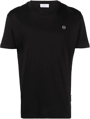 필립 플레인 SS23 블랙 로고 스컬 프린트 반팔 티셔츠 PACC-MTK6217-PJY002N-02 Buy 필립 플레인 SS23 블랙 로고 스컬 프린트 반팔 티셔츠 PACC-MTK6217-PJY002N-02