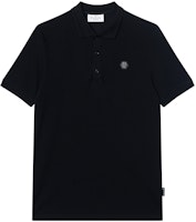 PHILIPP PLEIN SS23 Black Skull Logo Print Polo Shirt. SACC-MTK6343-PTE003N-02 PHILIPP PLEIN SS23 Black Skull Logo Print Polo Shirt. SACC-MTK6343-PTE003N-02