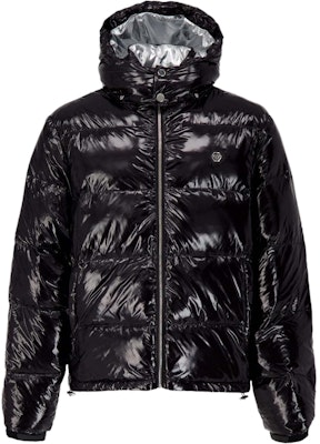 PHILIPP PLEIN SS23 黑色修身連帽羽絨外套 MRB2017-PNY002N-02 Buy PHILIPP PLEIN SS23 黑色修身連帽羽絨外套 MRB2017-PNY002N-02