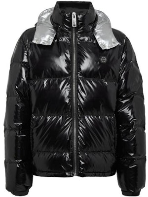 PHILIPP PLEIN SS23 黑色修身連帽羽絨外套 MRB2017-PNY002N-02 Order PHILIPP PLEIN SS23 黑色修身連帽羽絨外套 MRB2017-PNY002N-02