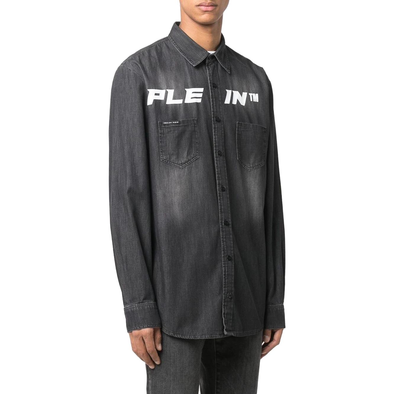 Purchase フィリップ・プライン SS23 スリムフィットデニムロングスリーブシャツ PAAC-MDP0165-PDE004N-02ED