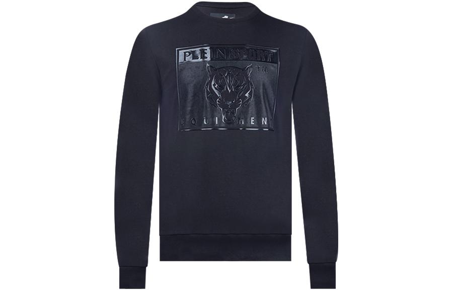 PHILIPP PLEIN SS23 Black Casual Pullover Sweatshirt SMJO0520