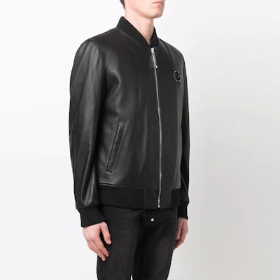 菲利普普莱因 SS23 黑色棒球领拉链夹克 FAAC-MLB1500-PLE010N-02 Purchase 菲利普普莱因 SS23 黑色棒球领拉链夹克 FAAC-MLB1500-PLE010N-02