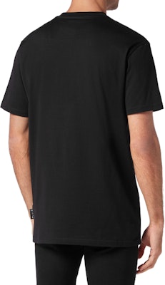 PHILIPP PLEIN SS23 卡通圖案黑色短袖圓領T恤 男款。 SACC-MTK6106-PJY002N-02 Details for PHILIPP PLEIN SS23 卡通圖案黑色短袖圓領T恤 男款。 SACC-MTK6106-PJY002N-02