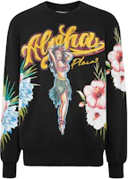 Order PHILIPP PLEIN SS23 卡通LOGO印花黑色圓領衛衣 SACC-MJO0987-PJO002N-02