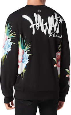 飞利浦普莱因 SS23 卡通标志印花黑色圆领卫衣 SACC-MJO0987-PJO002N-02 Purchase 飞利浦普莱因 SS23 卡通标志印花黑色圆领卫衣 SACC-MJO0987-PJO002N-02