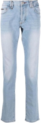 Jeans Casuales Hombre PHILIPP PLEIN SS23 Azul Claro Desgastado. LABC-MDT3453-PDE004N-07 Buy Jeans Casuales Hombre PHILIPP PLEIN SS23 Azul Claro Desgastado. LABC-MDT3453-PDE004N-07