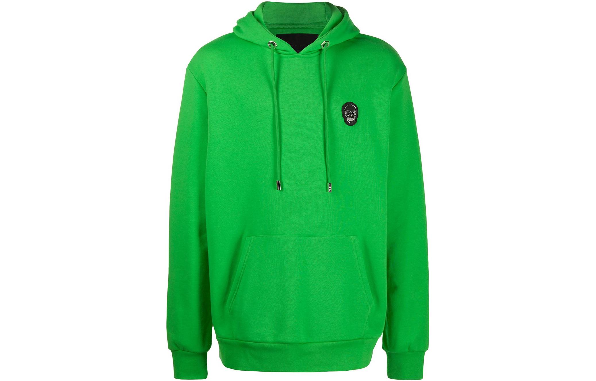 PHILIPP PLEIN SS23 Green Solid Logo Sweatshirt A20C-MJB2468-PJO002N-05