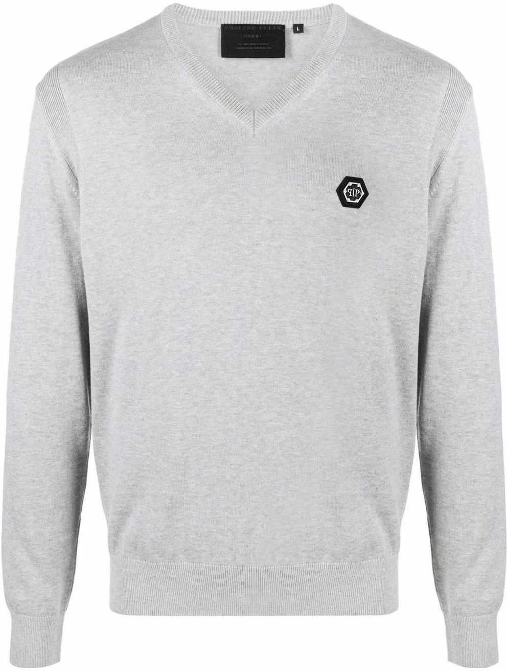 philipp-plein-ss-23-grey-v-neck-logo-patch-long-sleeve-sweatshirt-paac-mko-1103-pkn-002-n-10