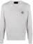 Buy PHILIPP PLEIN SS23 灰色V领徽标贴长袖卫衣 PAAC-MKO1103-PKN002N-10