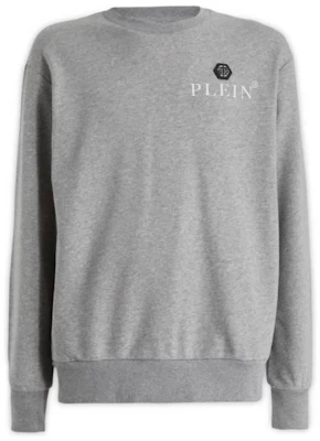 PHILIPP PLEIN SS23 Logo Print Crewneck Sweatshirt Gray Men SACCMJO0901PJY002N10 Buy PHILIPP PLEIN SS23 Logo Print Crewneck Sweatshirt Gray Men SACCMJO0901PJY002N10