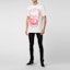 Sizing PHILIPP PLEIN SS23 骷髏標誌印花情侶短袖T恤 白粉 SABC-UTK0157-PJY002N-0133