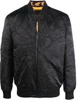 PHILIPP PLEIN SS23 Tattoo Print Embroidered Bomber Jacket for Men. SABC-MRB1851-PTE003N-02 PHILIPP PLEIN SS23 Tattoo Print Embroidered Bomber Jacket for Men. SABC-MRB1851-PTE003N-02