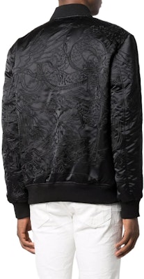 PHILIPP PLEIN 男士 SS23 刺青印花刺繡飛行夾克外套 SABC-MRB1851-PTE003N-02 Shop PHILIPP PLEIN 男士 SS23 刺青印花刺繡飛行夾克外套 SABC-MRB1851-PTE003N-02