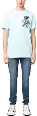 PHILIPP PLEIN SS23 Baju-T Logo Cetakan Teddy Bear Lengan Pendek. PACC-MTK6216-PJY002N-07 Lookbook PHILIPP PLEIN SS23 Baju-T Logo Cetakan Teddy Bear Lengan Pendek. PACC-MTK6216-PJY002N-07