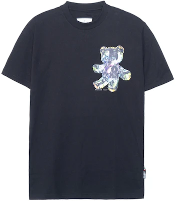 PHILIPP PLEIN SS23 Baju-T Logo Cetakan Teddy Bear Lengan Pendek. PACC-MTK6216-PJY002N-07 Details for PHILIPP PLEIN SS23 Baju-T Logo Cetakan Teddy Bear Lengan Pendek. PACC-MTK6216-PJY002N-07