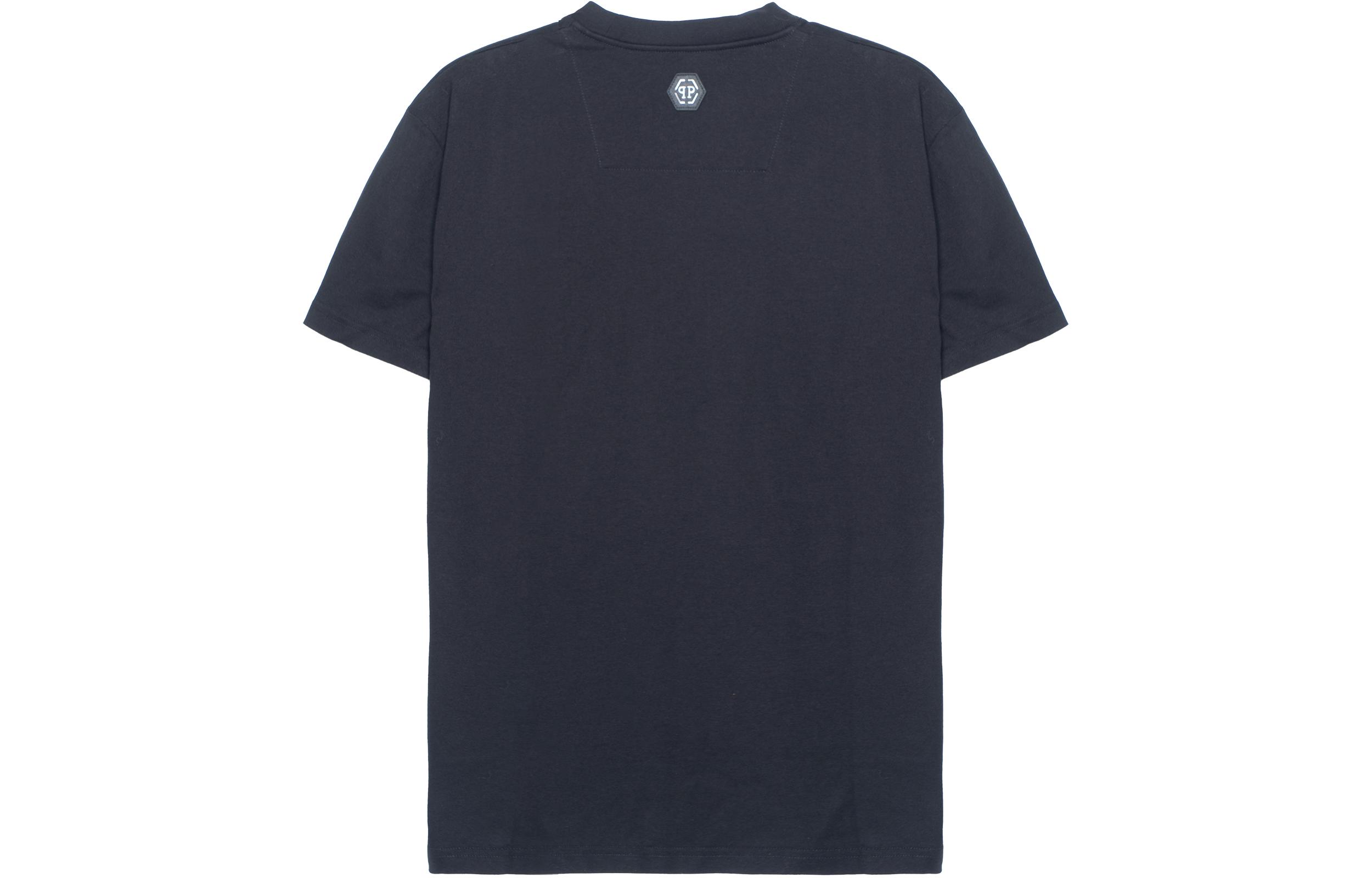 Sizing PHILIPP PLEIN SS23 Baju-T Logo Cetakan Teddy Bear Lengan Pendek. PACC-MTK6216-PJY002N-07