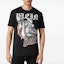 Shop PHILIPP PLEIN SS24 黑色動物字母印花圓領T恤 SADC-MTK6771-PJY002N-02