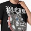 Details for PHILIPP PLEIN SS24 黑色動物字母印花圓領T恤 SADC-MTK6771-PJY002N-02
