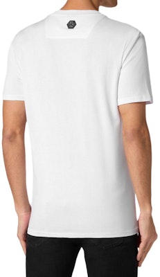 PHILIPP PLEIN SS24 白色男士刺繡標誌短袖圓領T恤 FADC-MTK7390-PJY002N Lookbook PHILIPP PLEIN SS24 白色男士刺繡標誌短袖圓領T恤 FADC-MTK7390-PJY002N