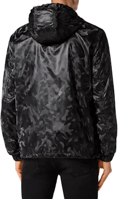 PHILIPP PLEIN SS24 黑色迷彩印花连帽拉链夹克 FADC-MRB2501-PNY002N-0202 Lookbook PHILIPP PLEIN SS24 黑色迷彩印花连帽拉链夹克 FADC-MRB2501-PNY002N-0202