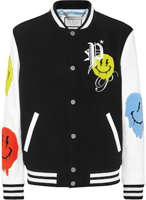 PHILIPP PLEIN SS24 Jaket Kasual Hitam Cetakan Graffiti Lelaki. SADC-MLB1835-PTE120N-02 Buy PHILIPP PLEIN SS24 Jaket Kasual Hitam Cetakan Graffiti Lelaki. SADC-MLB1835-PTE120N-02