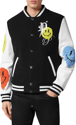 PHILIPP PLEIN SS24 Jaket Kasual Hitam Cetakan Graffiti Lelaki. SADC-MLB1835-PTE120N-02 Shop PHILIPP PLEIN SS24 Jaket Kasual Hitam Cetakan Graffiti Lelaki. SADC-MLB1835-PTE120N-02