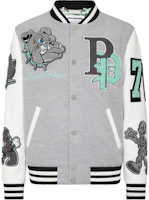 PHILIPP PLEIN SS24 Letter Patch Bomber Jacket Men’s Light Gray SADC-MLB1804-PTE120N-1001 PHILIPP PLEIN SS24 Letter Patch Bomber Jacket Men’s Light Gray SADC-MLB1804-PTE120N-1001