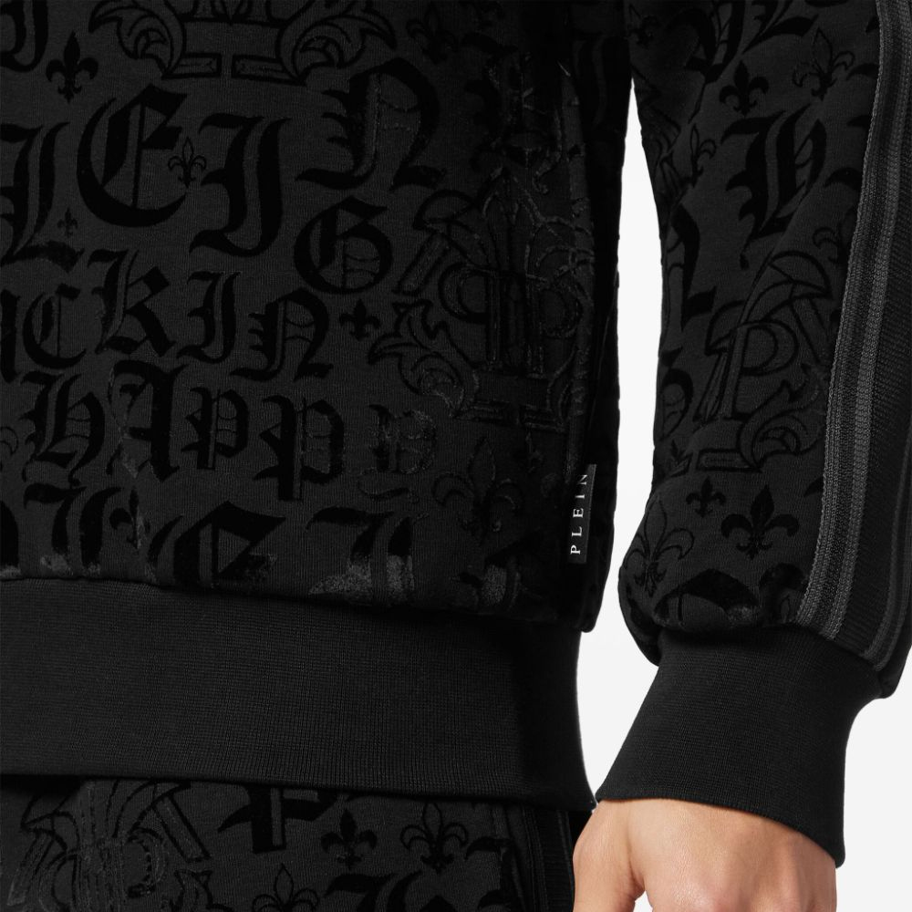 Details for 飞力普·普莱因 SS24 Logo高领拉链夹克 黑色 FADC-MJB3514-PJO002N-02