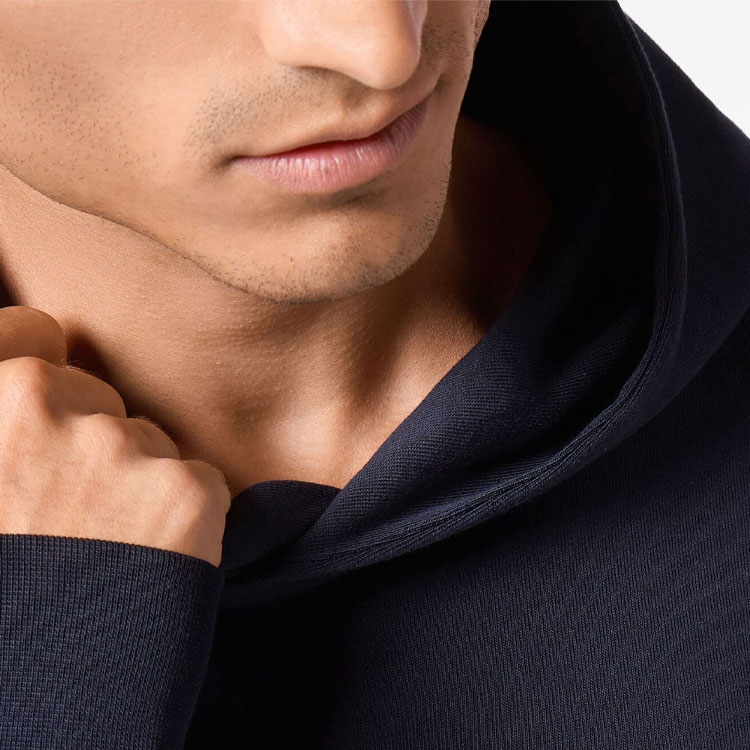 Details for PHILIPP PLEIN SS24 海军蓝连帽衫 带立体字母标志饰件 UADC-MJB3566-PJY002N-14