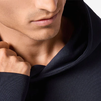 PHILIPP PLEIN SS24 海军蓝连帽衫 带立体字母标志饰件 UADC-MJB3566-PJY002N-14 Details for PHILIPP PLEIN SS24 海军蓝连帽衫 带立体字母标志饰件 UADC-MJB3566-PJY002N-14