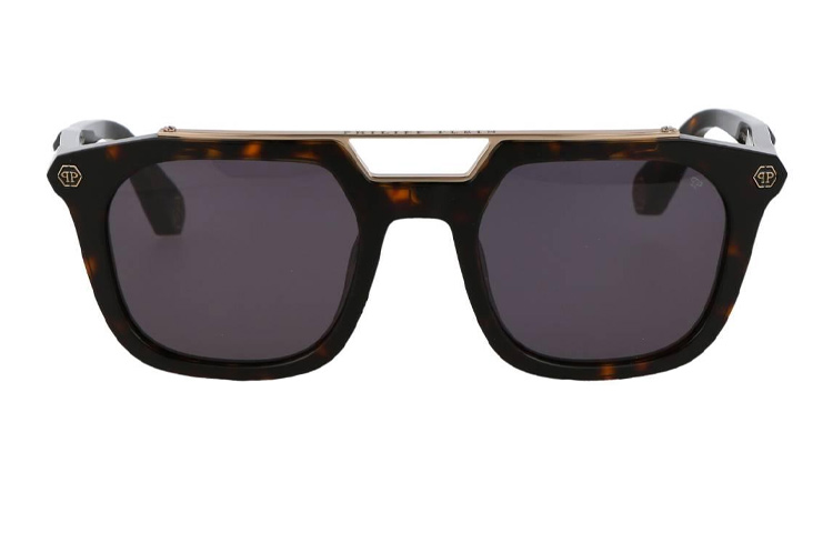 PHILIPP PLEIN Tortoiseshell Aviator Fashion Sunglasses for Men. SPP001M0722 圖 3