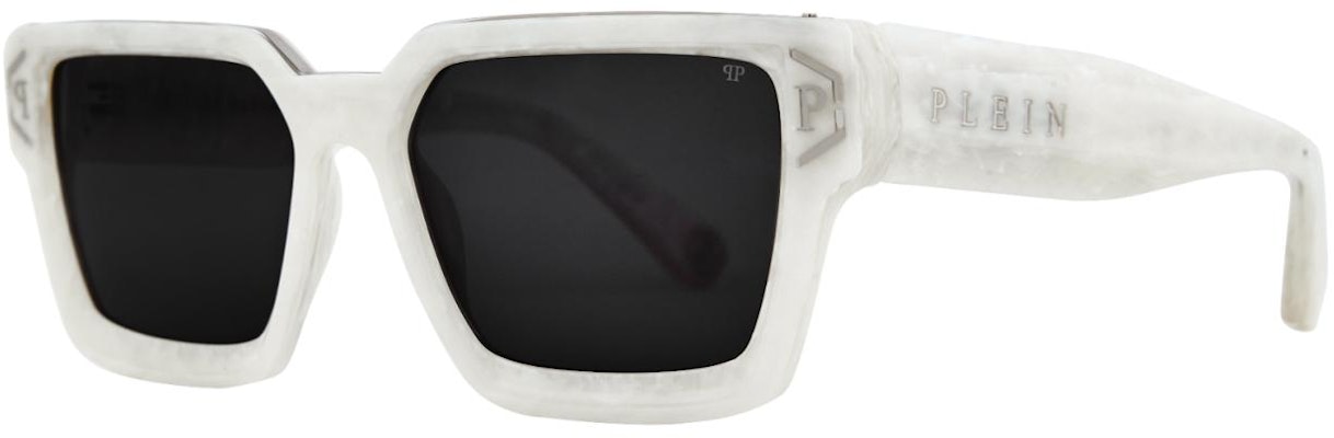 PHILIPP PLEIN 白色大理石紋方形太陽眼鏡 情侶款式 男女通用 SPP005M5709YL Order PHILIPP PLEIN 白色大理石紋方形太陽眼鏡 情侶款式 男女通用 SPP005M5709YL