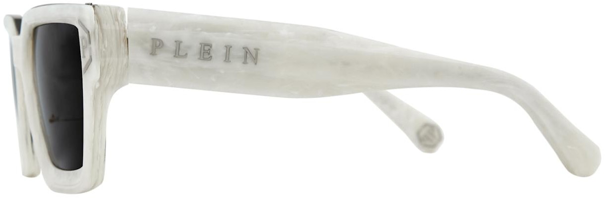 PHILIPP PLEIN 白色大理石紋方形太陽眼鏡 情侶款式 男女通用 SPP005M5709YL Lookbook PHILIPP PLEIN 白色大理石紋方形太陽眼鏡 情侶款式 男女通用 SPP005M5709YL