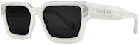 Purchase PHILIPP PLEIN 白色大理石紋方形太陽眼鏡 情侶款式 男女通用 SPP005M5709YL