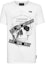 Order Philipp Plein 白色骷髏字母印花短袖圓領T恤 MTK3033-PJY002N-01