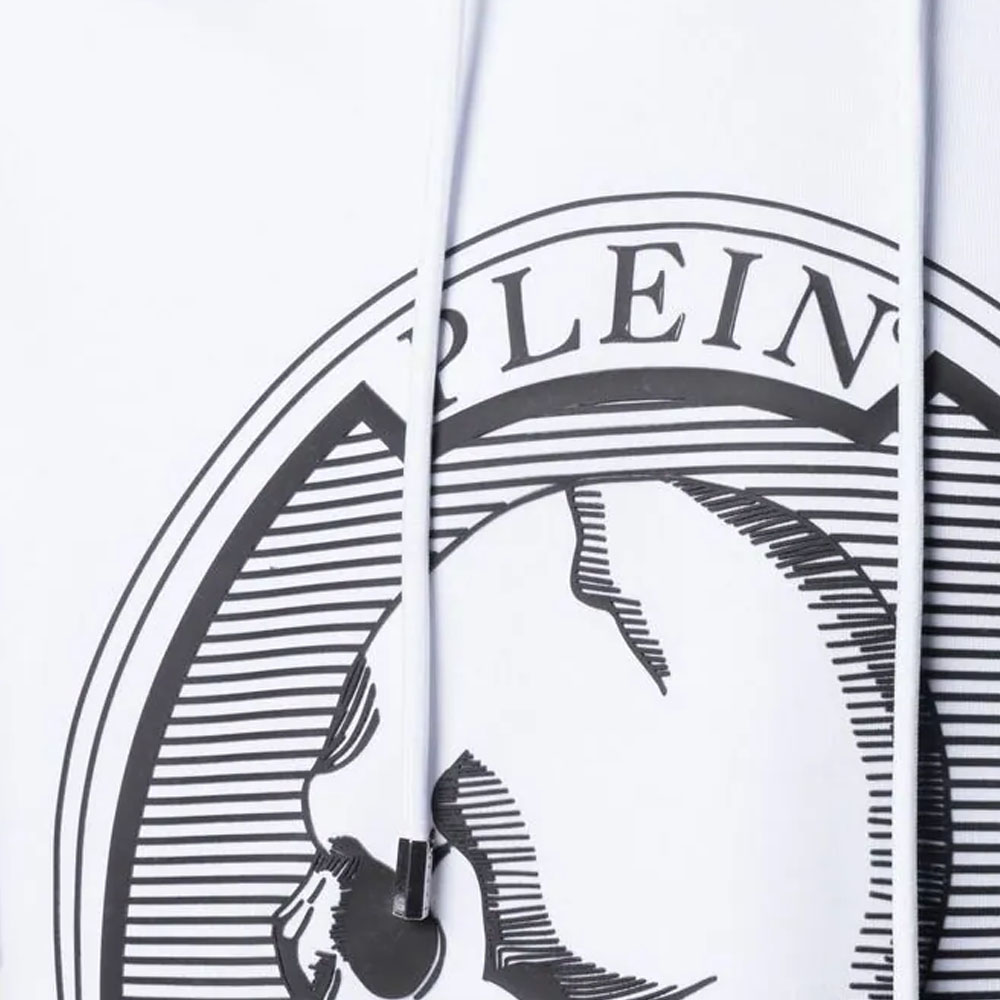 Details for PHILIPP PLEIN 白色骷髅字母印花连帽衫 PAAC-UJB0015-PJO002N-01