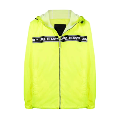 PHILIPP PLEIN Yellow Lightweight Logo Tape Zip-Up Hoodie Jacket PAAC-MRB1889-PNY002N-29