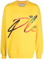 Order PHILIPP PLEIN 黃色標誌印花圓領衛衣 男女款 UABC-UJO0011-PJO002N-09