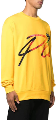 필립플레인 옐로우 로고 프린트 크루넥 맨투맨 스웻셔츠 유니섹스 UABC-UJO0011-PJO002N-09 Details for 필립플레인 옐로우 로고 프린트 크루넥 맨투맨 스웻셔츠 유니섹스 UABC-UJO0011-PJO002N-09