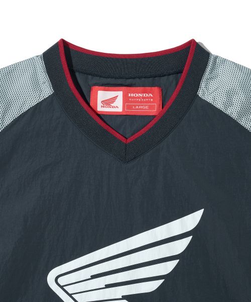 Purchase PHYPS MOTORCYCLE Speed Track Navy Nylon T-Shirt HGM1SS399SNA