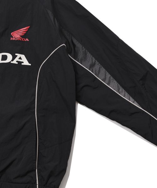Shop PHYPS MOTORCYCLE Track Zip-Up Jacket Black HFF1JK301SBK