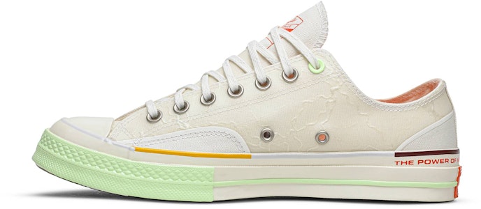 Pigalle x Converse Chuck 70 Low 'Barely Volt' Rendah Lelaki Sneakers. 165748C Lookbook Pigalle x Converse Chuck 70 Low 'Barely Volt' Rendah Lelaki Sneakers. 165748C
