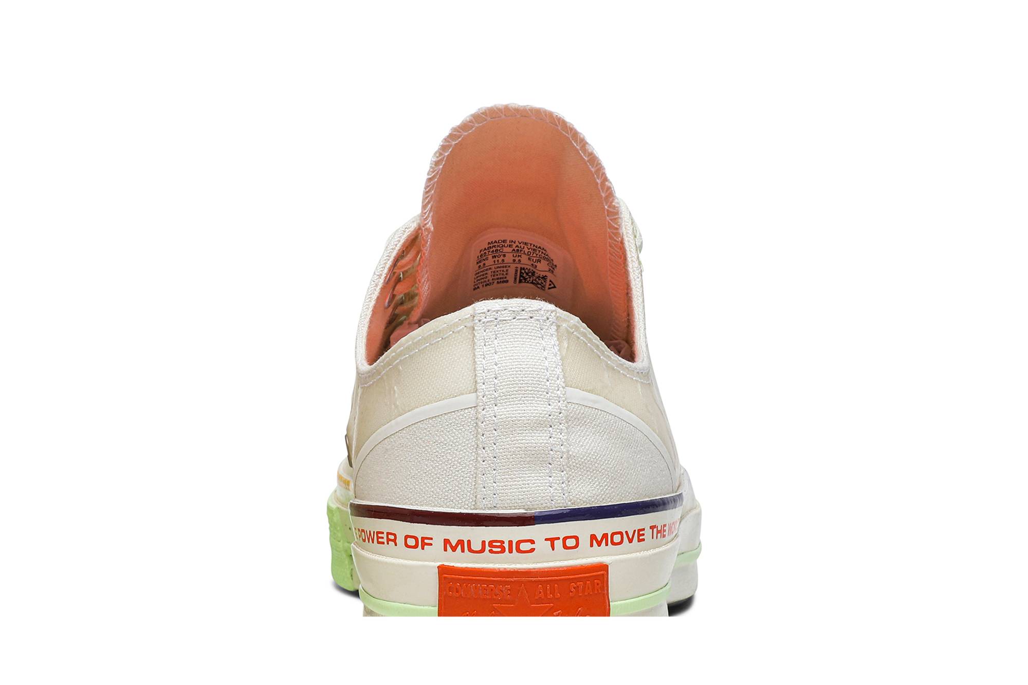 Sizing 피갈레 x 컨버스 척 70 로우 '배어리 볼트' 165748C