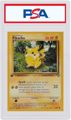 Pikachu 1999 Pokemon Jungle 1st Edition #60 Buy Pikachu 1999 Pokemon Jungle 1st Edition #60