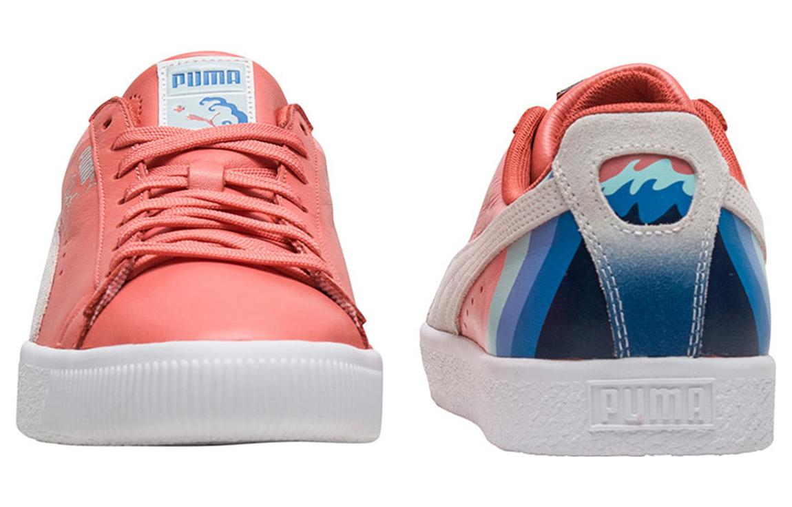 Shop Pink Dolphin x Puma Clyde 'Mawar Porselen' 366248-03