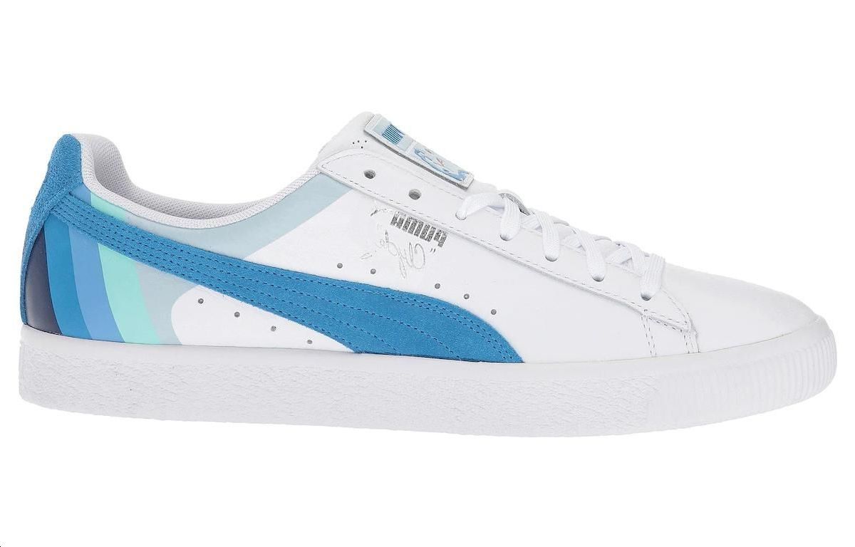 Order Pink Dolphin x Puma Clyde ''Weiß French Blau'' 366248-01