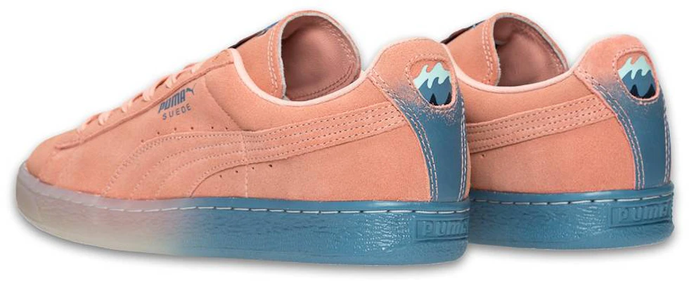 Puma suede x pink best sale dolphin
